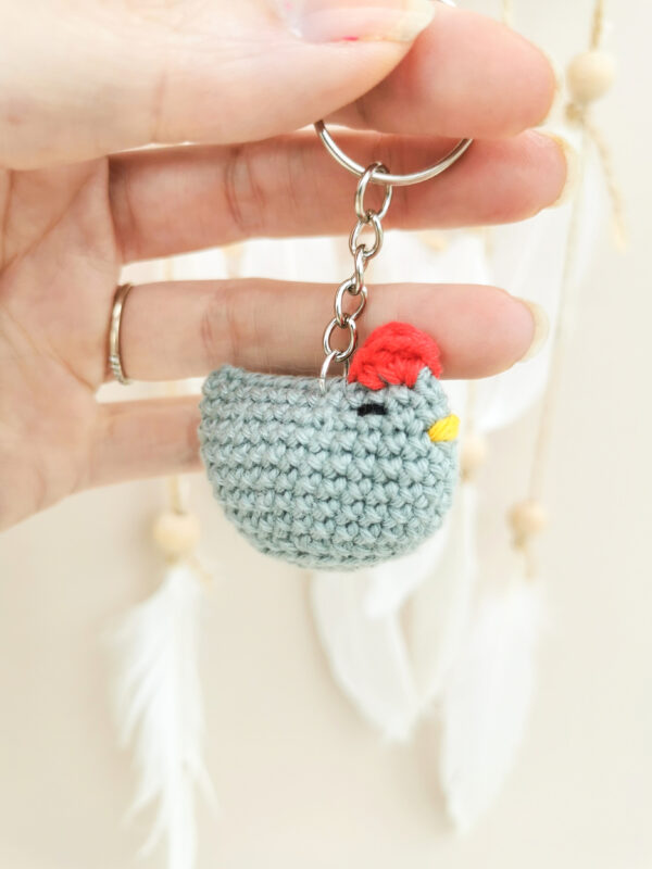 Porte-clés poule