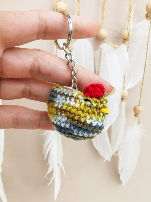 Porte-clés poule