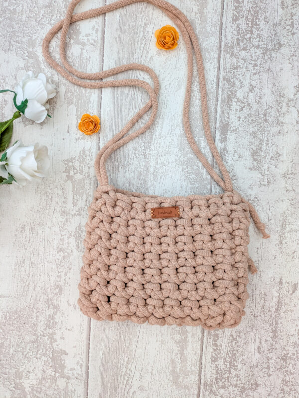 Sac bandoulière beige