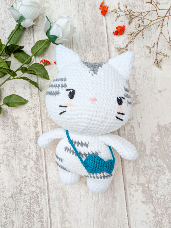 Amigurumi chat tigré