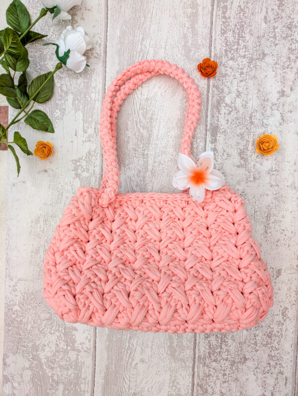 NSac Eglantine rose crochet