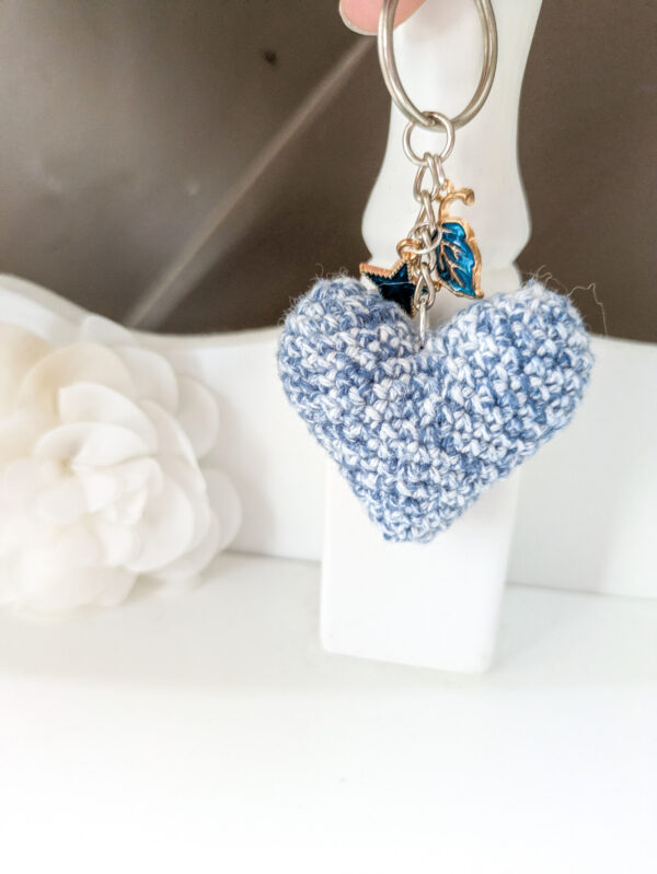Porte-clés coeur crochet