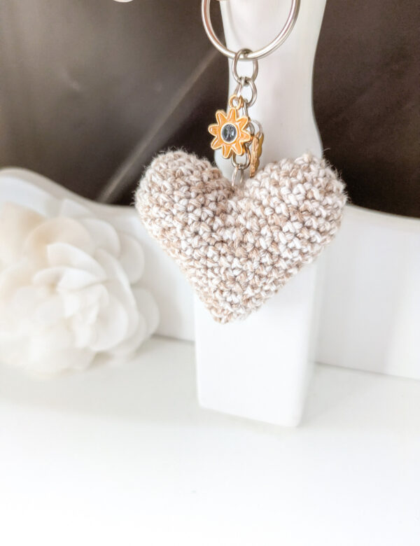 Porte-clés coeur crochet