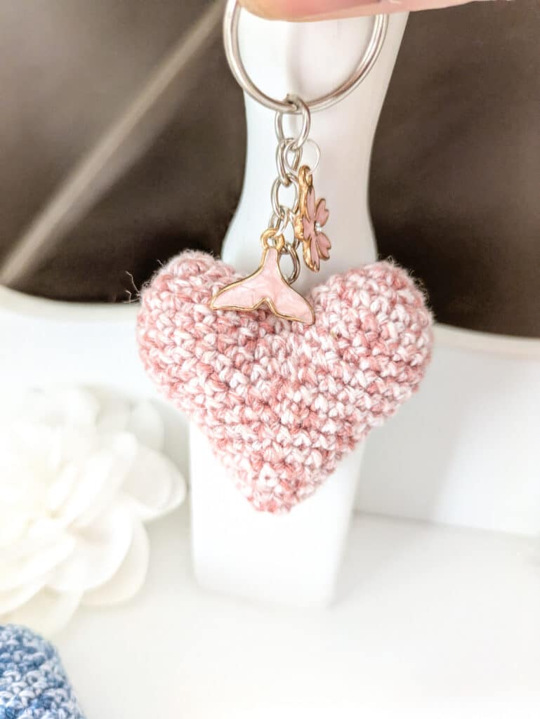 Porte-clés coeur crochet