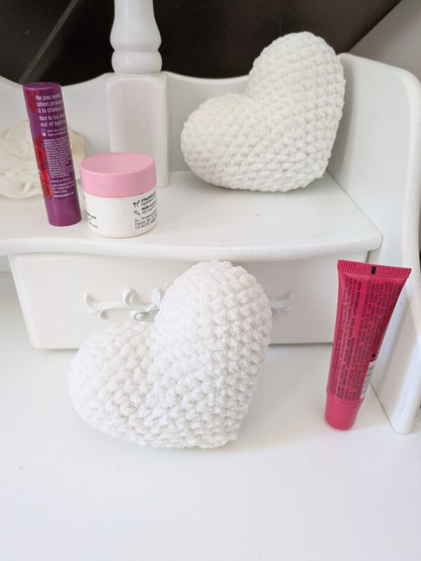 Décoration coeur blanc top girly