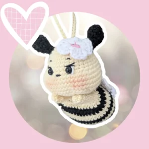 suspension-abeille-mignonne