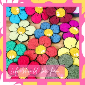 sous-verre-fleur-girly
