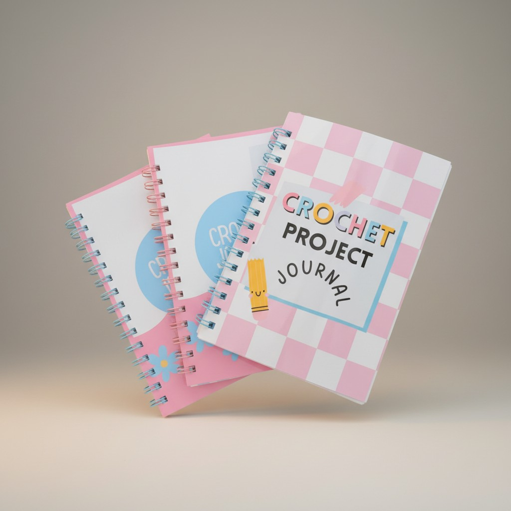 Ensemble de couverture de journal de crochet papeterie